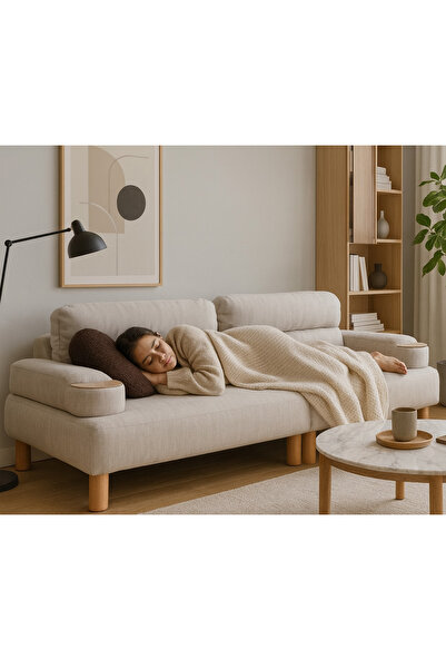 Zem Legna Bohem Kanepe, Açık Krem