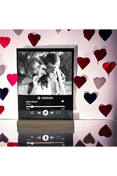 teknotrust Çok Renkli Hediyelik Kişiye Sevgiliye Özel Fotoğraflı ve Barkodlu ...