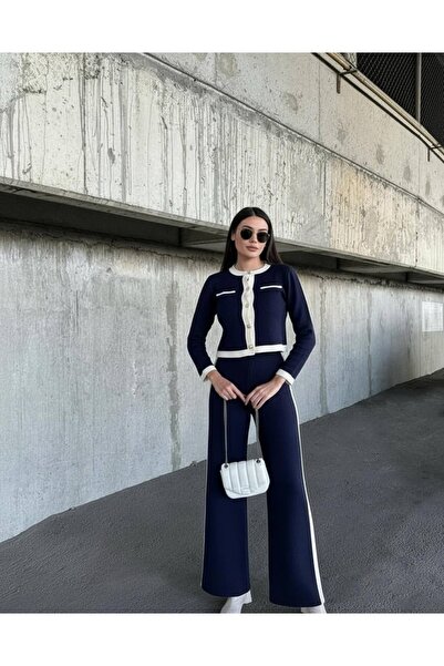 Ware Women's Intersiel Gold Button Detailed Suit