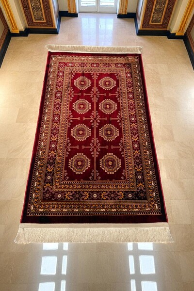 RAVZA HOMEE Afgan Desenli Sultan Kalın Dokuma Secaddesi