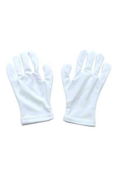 AXE SPORTSWEAR Дитячі білі рукавички для оркестру, пантоміми, вистави та церемоній