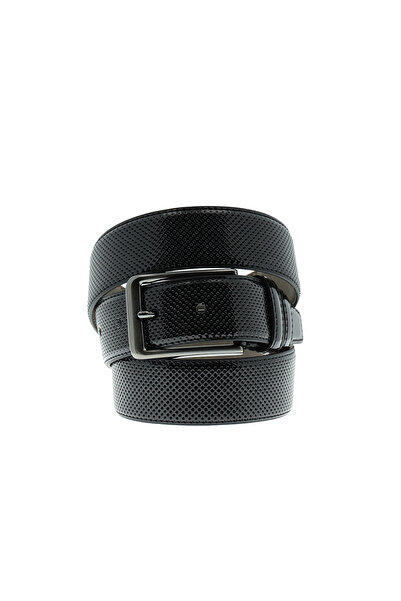 Kiğılı Klasik Desenli Rugan Kemer