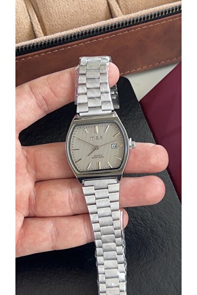 catera Men's Watch with Silver Stainless Steel Strap and Grey Dial
