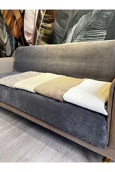 la lune home ELEGANCE SOFT PELUŞ KOLTUK ÖRTÜSÜ KAYMAZ TABAN