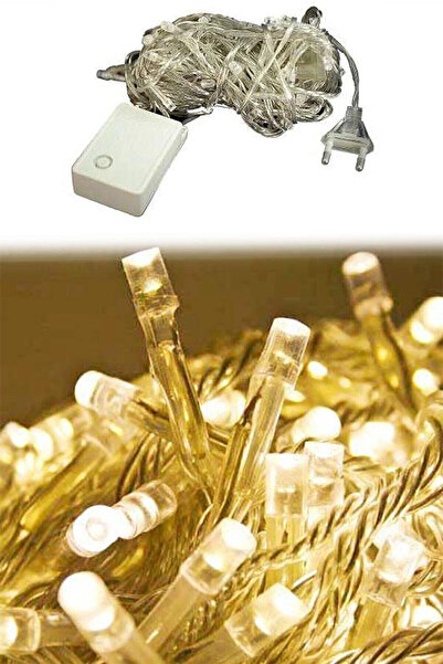 DekoRetro 100 Ledli Fişli Dekoratif Led 10 Metre Animasyonlu Yılbaşı Süs Ip Led Lamba