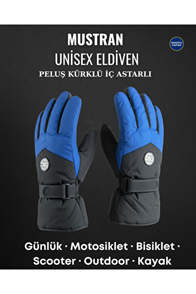 Mustran Waterproof Winter Snow Motor Motorcycle Cycling Outdoor Gloves – Thermal Furry Unisex