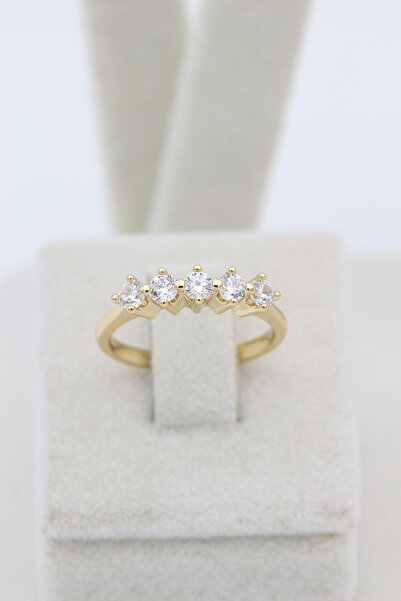 XUPING JEWELRY STİL İNCİSİ/XUPING JEWELRY BEŞ TAŞ YÜZÜK