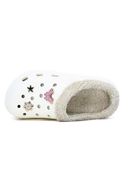 Sonimix Women's Indoor Slippers Furry Stone Eva Winter Orthopedic Slippers