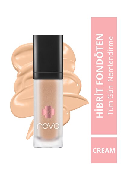 REVA Hibrit Fondöten & Hybrid Foundation Cream Spf 20 - No: 505 - Vegan & Tem...