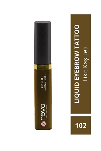 REVA Koyu Kahverengi Likit Kaş Maskarası & Liquid Eyebrow Tattoo 5ml - No: 10...