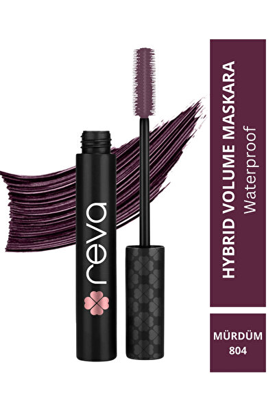REVA Hacim Veren Hibrit Maskara - Hybrid Volume Mascara Prune - No: 804 - Vegan & Temiz Içerik