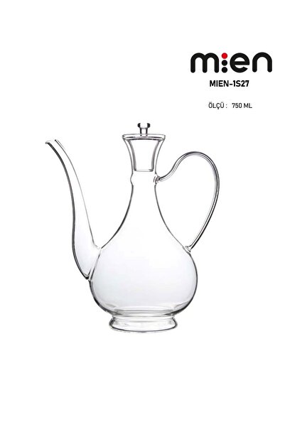 MİEN TAMAMEN CAM 750ml İBRİK YAĞDANLIK MIEN-1J11