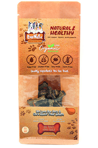 Eva & Wall-e Tavuklu Köpek Ödül Maması – Doğal Köpek Ödülü, Eğitim Ve Atıştırmalık Için Yumuşak Ödül Maması 55g