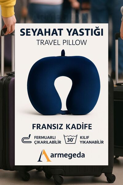 Armegeda Visco, Seyahat, Boyun, Yastığı, Rahat, Uyku,3008-lacivert Ortapedik ...
