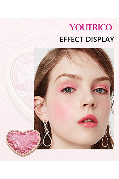 Youtrico 37 جرام/ص - أحمر خدود وردي منعش وطبيعي ويدوم طويلًا، وردي