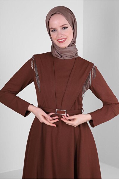 Alvina ΚΡΕΠ ΦΟΡΕΜΑ ΜΕ ΖΩΝΗ ΜΕ ΛΕΠΤΟΜΕΡΕΙΑ ΑΛΥΣΙΔΑΣ 43589