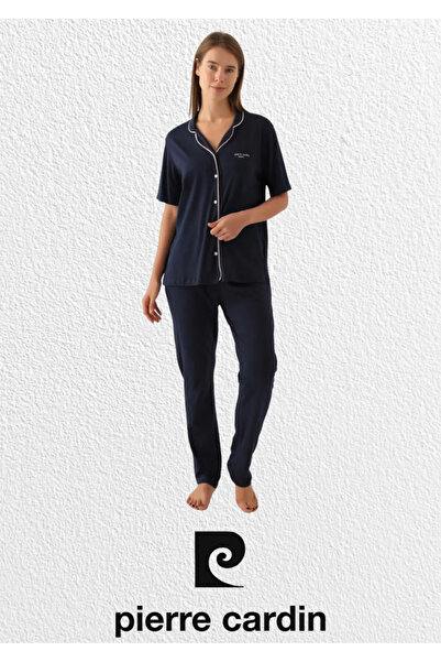 Pierre Cardin Kadın Pamuklu & Modal Kutulu Kısa Kollu Pijama Takımı L1.PC.7715.001