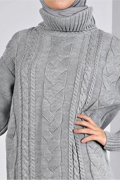 Alvina Knitted Detailed Knitwear Tunic 43135