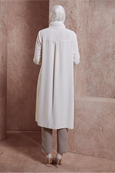 Alvina Long Shirt Collar Tunic 44597