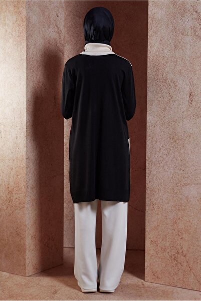 Alvina 44908 Model Color Blocked Knitwear Tunic