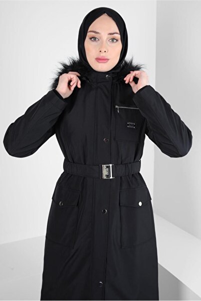 Alvina KAPÜŞONU KÜRKLÜ PARKA 90370