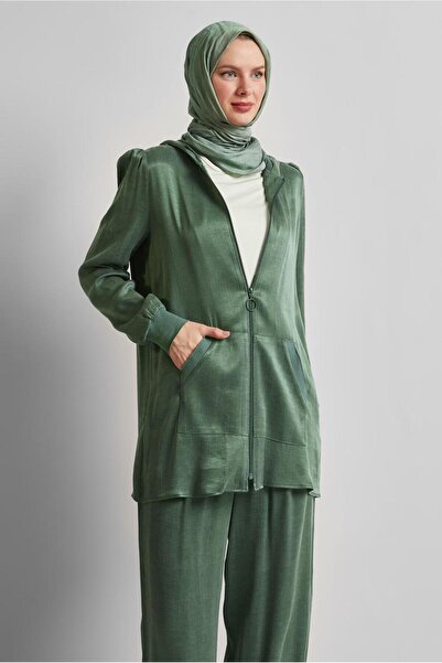 Alvina Hooded Trousers Suit 45585