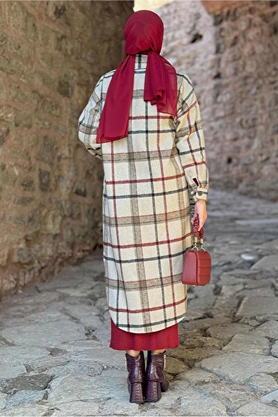 TRENDTESETTÜR Beige Long Bowl Tunic - Stone Detailed, Women, t 0267-1