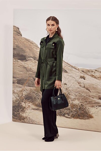 Alvina Belted Brooch Tunic 46036