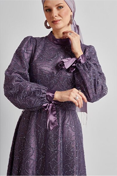 Alvina Silvery Evening Dress 50443