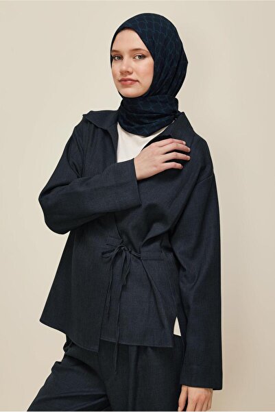 Alvina Tie-Up Detail Pants Suit 46045