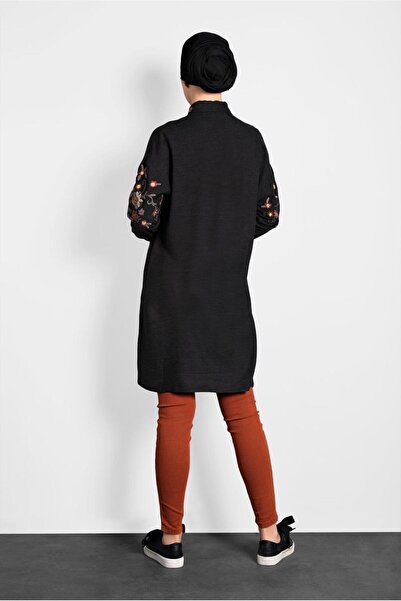 Alvina 40238 Model Flower Embroidered Tunic