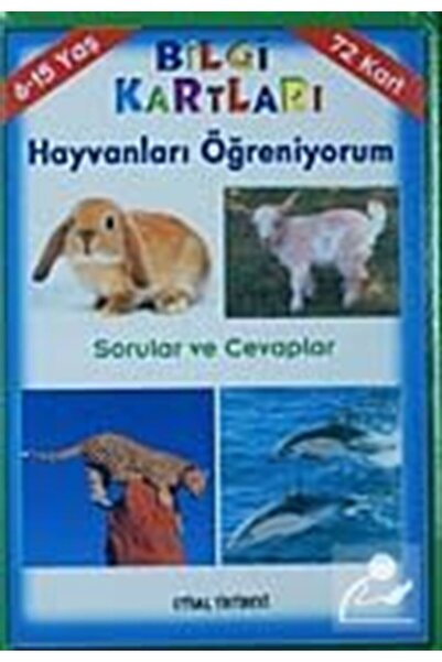 Uysal Yayınevi بطاقات المعلومات 11 / أنا أتعلم الحيوانات (72 بطاقة)