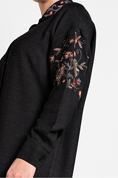 Alvina 40238 Model Flower Embroidered Tunic