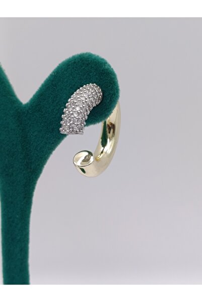 Store Halka Taşlı Küpe