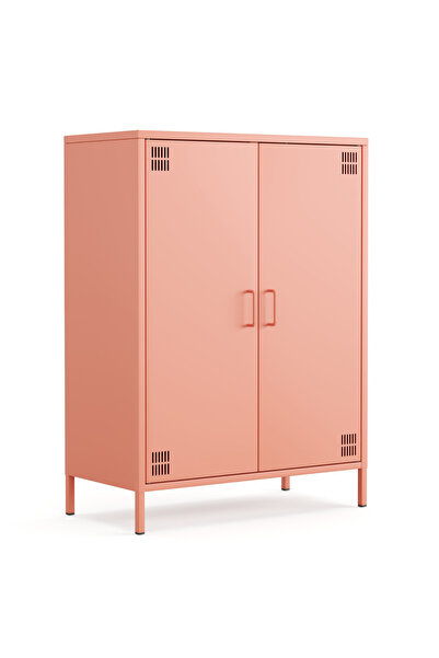 Furni24 Pera Metal Dolap 2 Kapılı 80,50 x 40 x 109,50 cm - 9 Renk Seçeneği Bu...