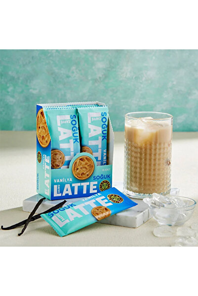 Kahve Dünyası Özel Seri Soğuk Caffe Latte (10'lu) – Vanilya Aromalı (10'lu Paket)