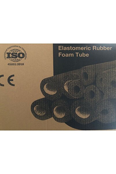 EPA Yalıtım Ses Ve Isı Yalıtımlı Yumuşak Kauçuk Sünger Boru Izolasyonu Boru İç Çapı 35 Mm, Kalınlığı 9 Mm