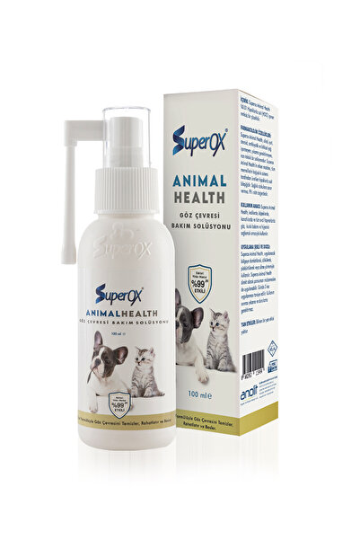 SuperOX Göz Çevresi Bakım Solüsyonu – Hipokloröz Asit İçerikli, Kimyasal Katkısız, Pet Hijyen Spreyi 100ml
