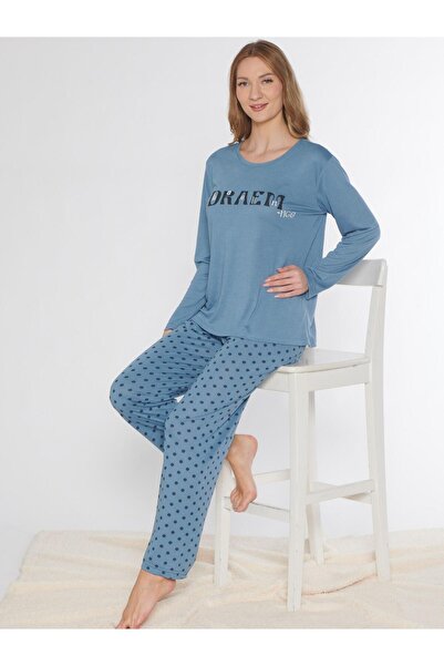 Alperi Long Sleeve Pajama Set Viscose 790-87