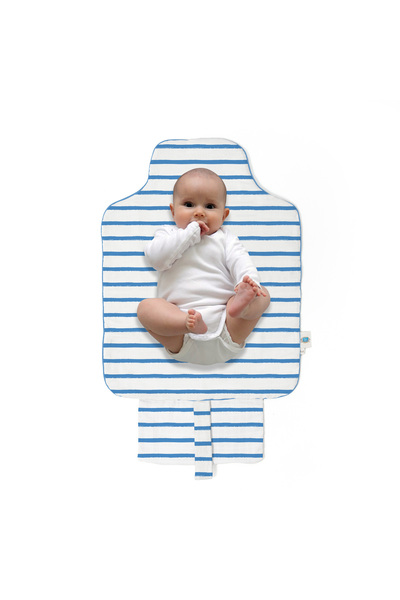 DEUX LAPINS Practical Foldable Changing Mat with 100% Cotton Bag - Coco Brush