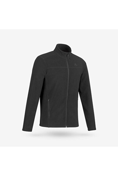 Decathlon Ανδρικό παλτό Quechua Outdoor Fleece - Μαύρο - MH100