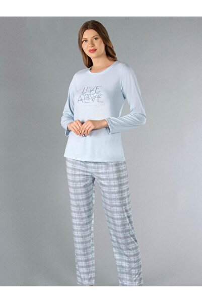 Alperi Long Sleeve Seasonal Pajama Set Viscose 790-50