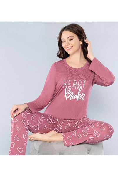 Alperi Long Sleeve Seasonal Pajama Set Viscose 790-56