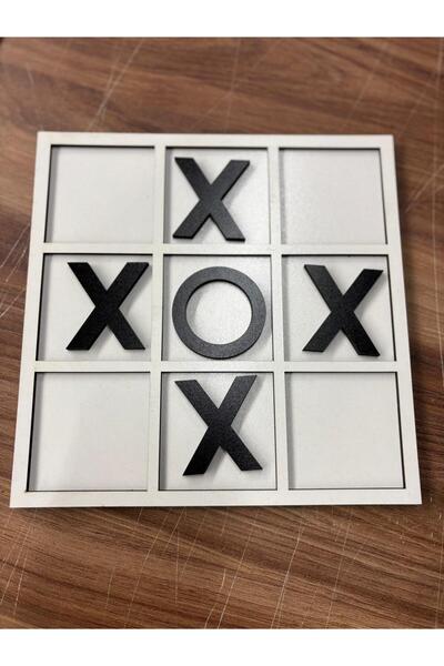 Ankebut AHŞAP SOS OYUNU, XoX, Tic Tac Toe, OxO