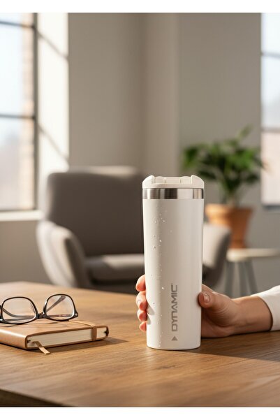 Dynamic Paslanmaz Çelik Termos 500ML Siyah/Krem 2 Renk Seçeneği