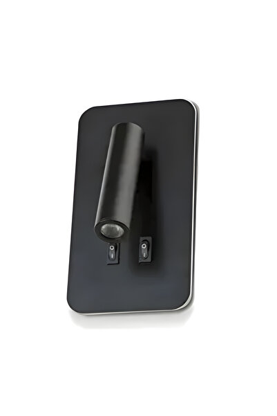 Kendal LED DUVAR OKUMA APLİĞİ — KSL175 / 13W / 1200 Lümen / 4000K / SİYAH GÖVDE