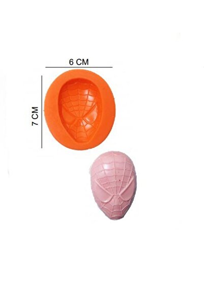 Pastaland Candy Spider Mold Silicone Spider Man Mask 6*7 cm