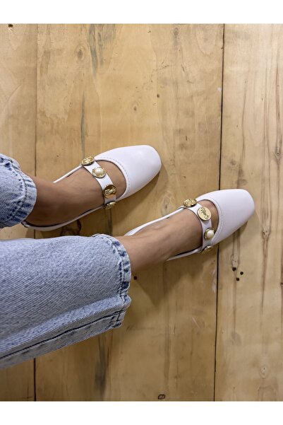 ZEZY Kadın Tokalı Babet Ayakkabı