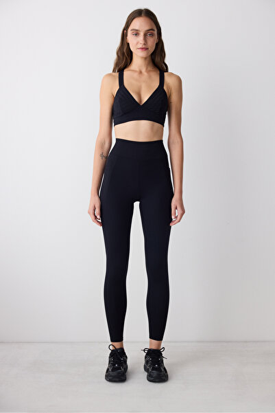 Penti Siyah Yüksek Bel Cepli Tacito Tayt - Saude Koleksiyonu