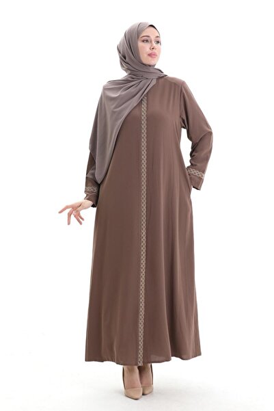 GÖZDE GİYİM TAŞ İŞLEMELİ FERACE